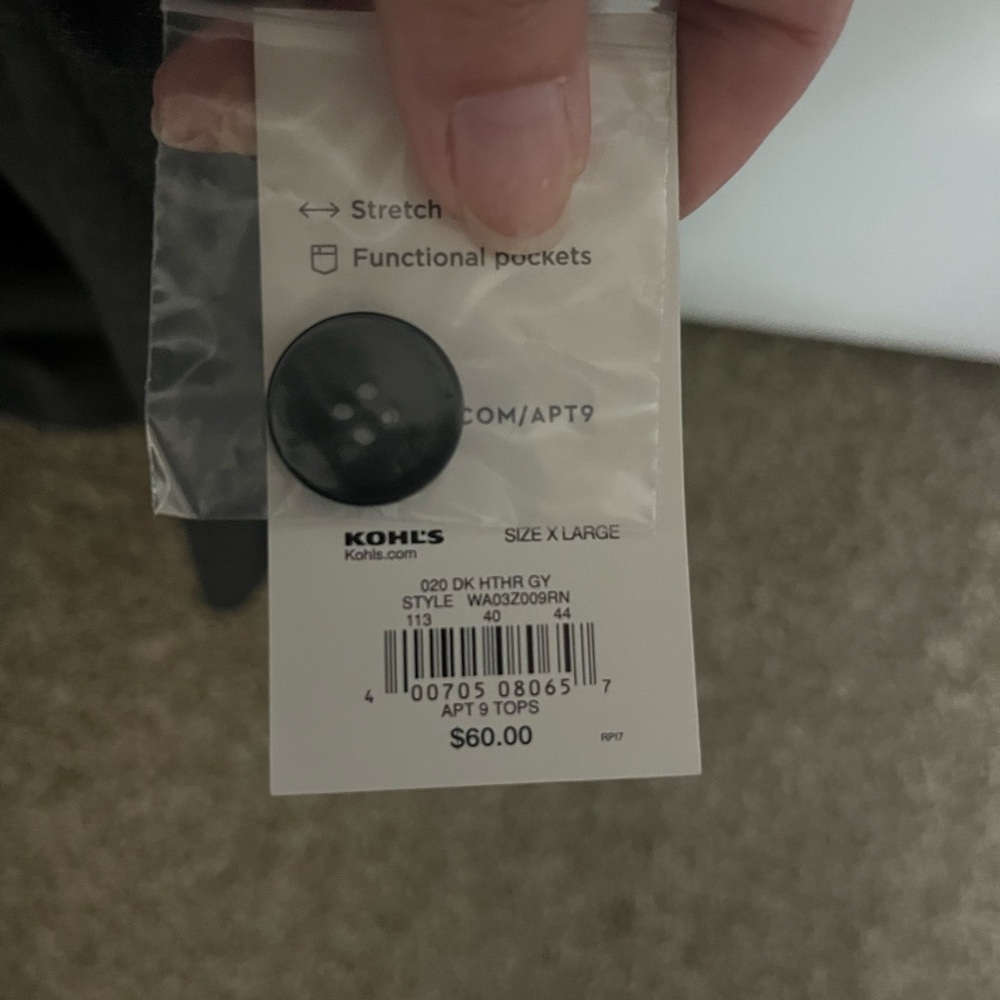Dress jacket, gray